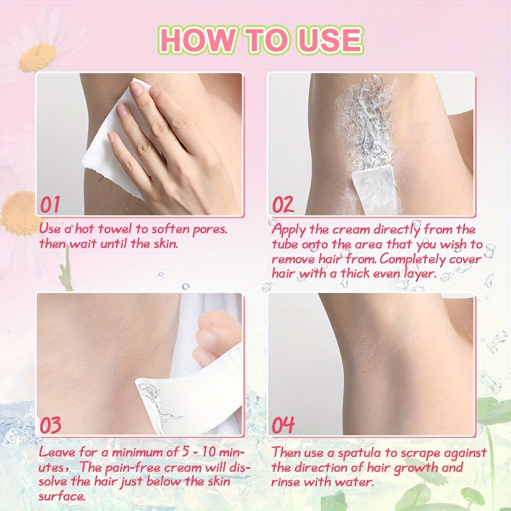 Hair Removal Cream Gentle Hair Removal Cream With Natural Ingredients Moisturizing Hair Removal Cream