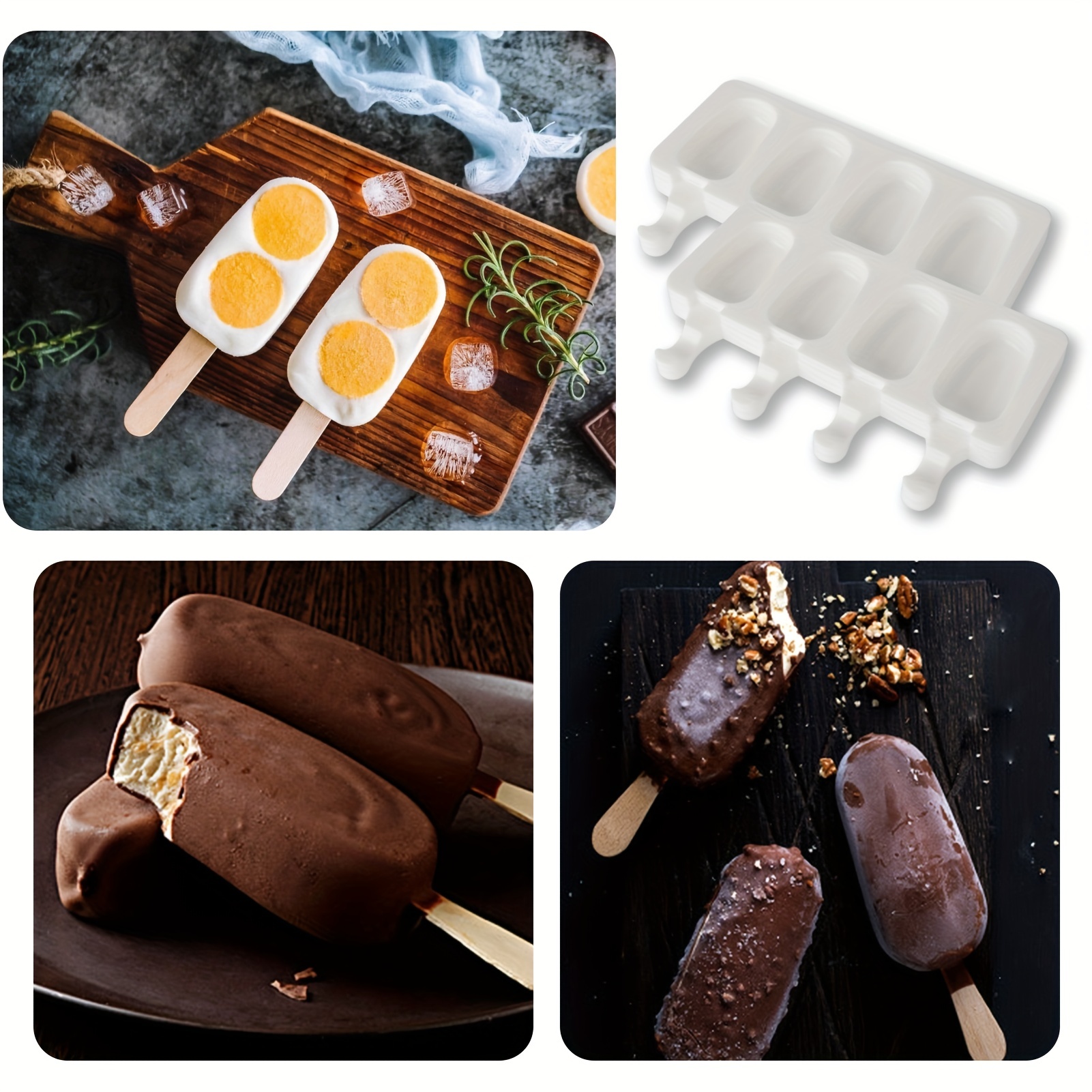 Homemade Popsicle Molds Long-Lasting Juice Yogurt Ice Cream Mould