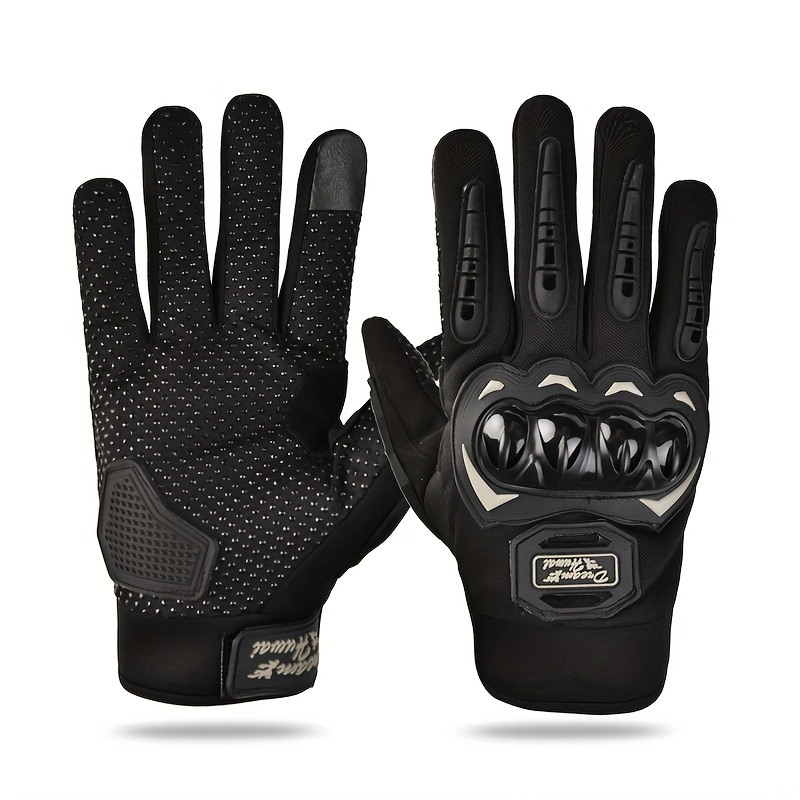 Breathable Non Slip Motorcycle Riding Gloves with Touch Screen - 1 Pair