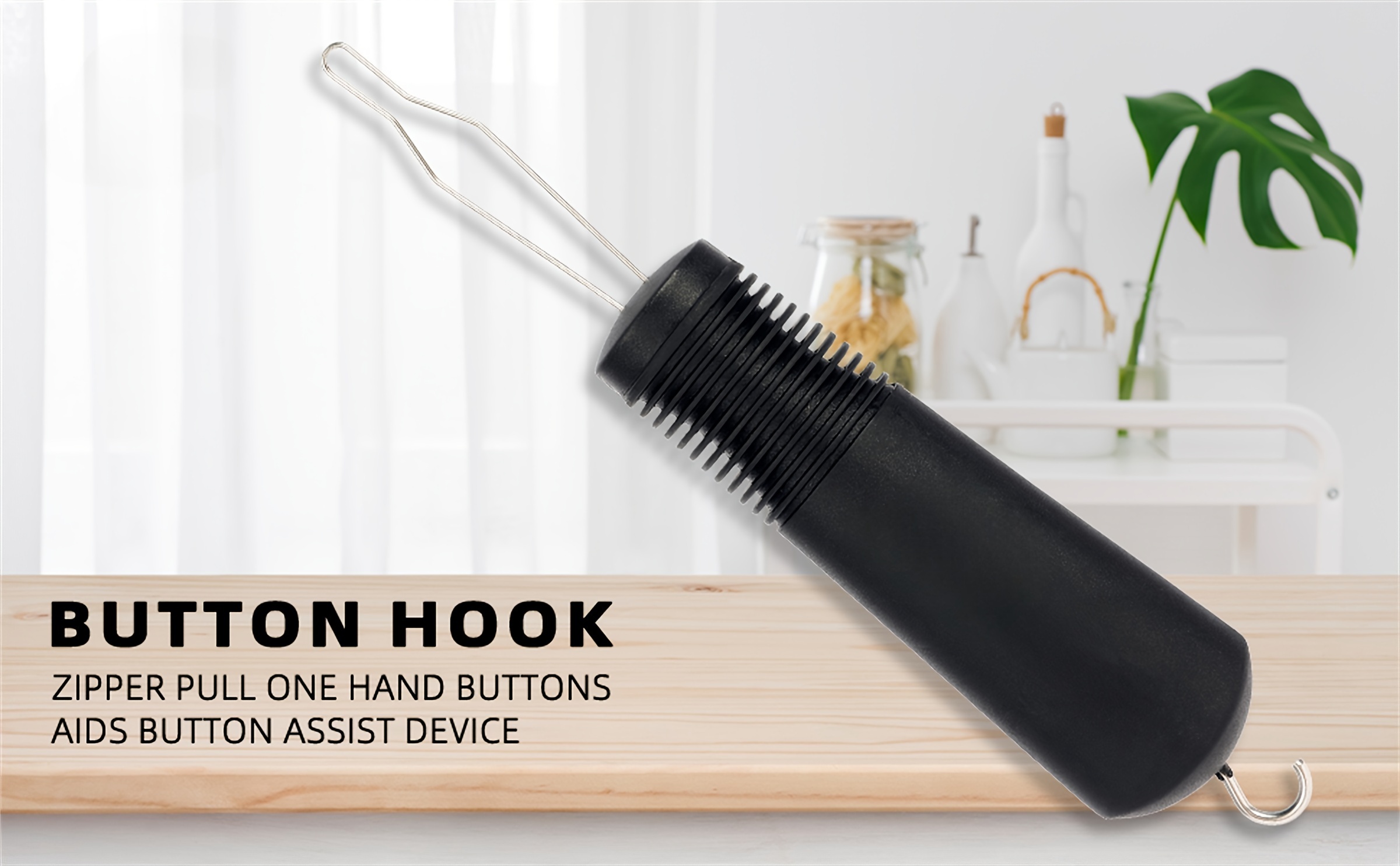 Button Hook Zipper Pull Helper Button Assist Device Tool - Temu
