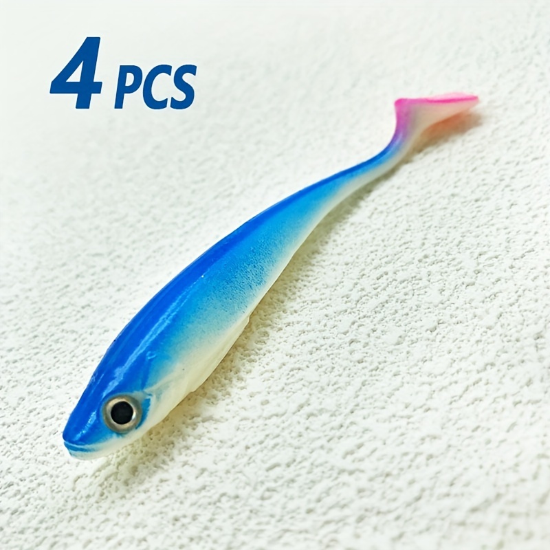 T tail Artificial Fishing Lures Soft Bionic Wobbler Floating