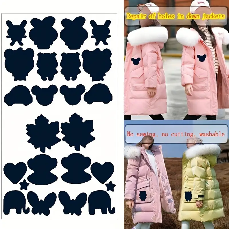 Down Jacket Repair Patch Self adhesive Fabric Patches - Temu