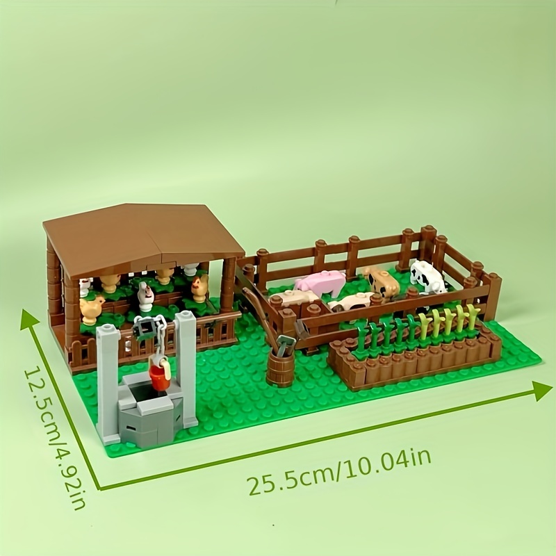 MOC Farm Animals Building Blocks City Set