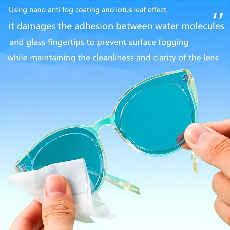 100PCS Lingette de nettoyage pour lunettes en microfibre nettoyant