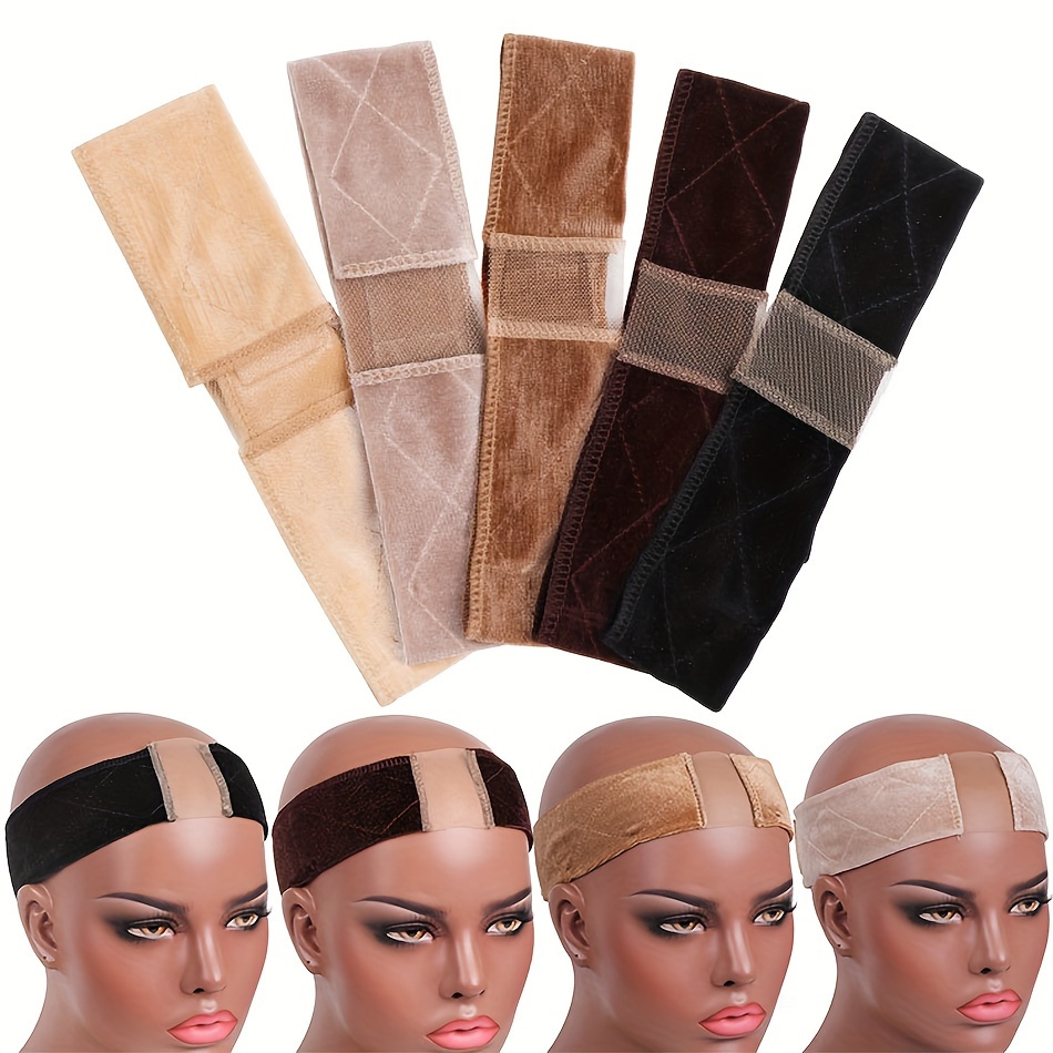 

1pcs Women's Wig Grip Band, Non Slip Velvet Wig Grip Band, Adjustable Headband With Transparent Lace, Keeps Your Wigs And Head Scarves Secure
