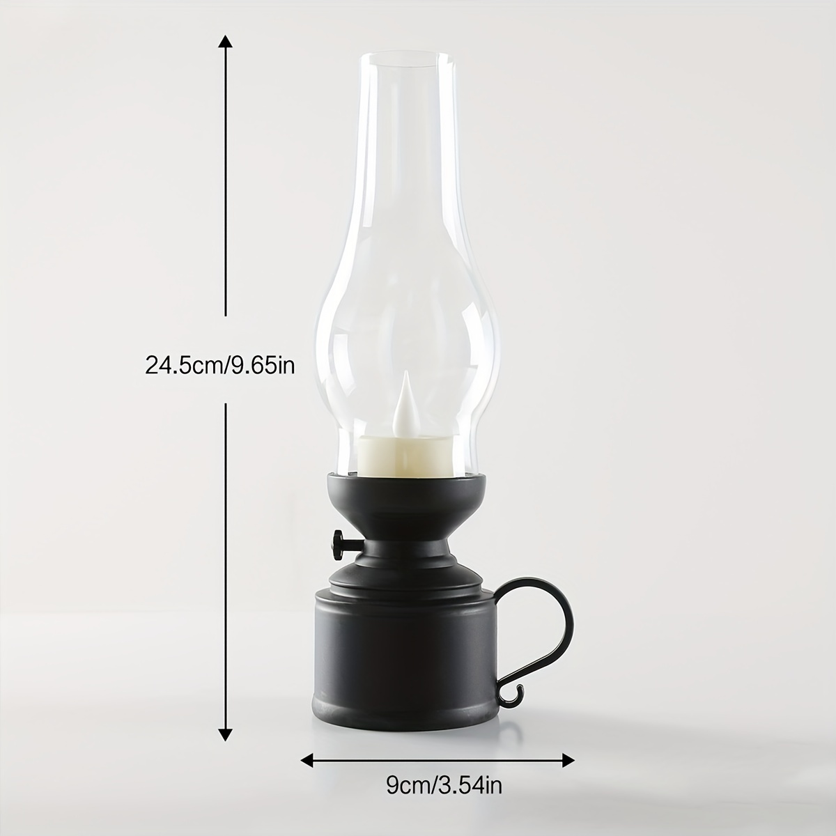 Portable Mini Kerosene Lantern Retro Oil Lamp Flameless Led Lamp