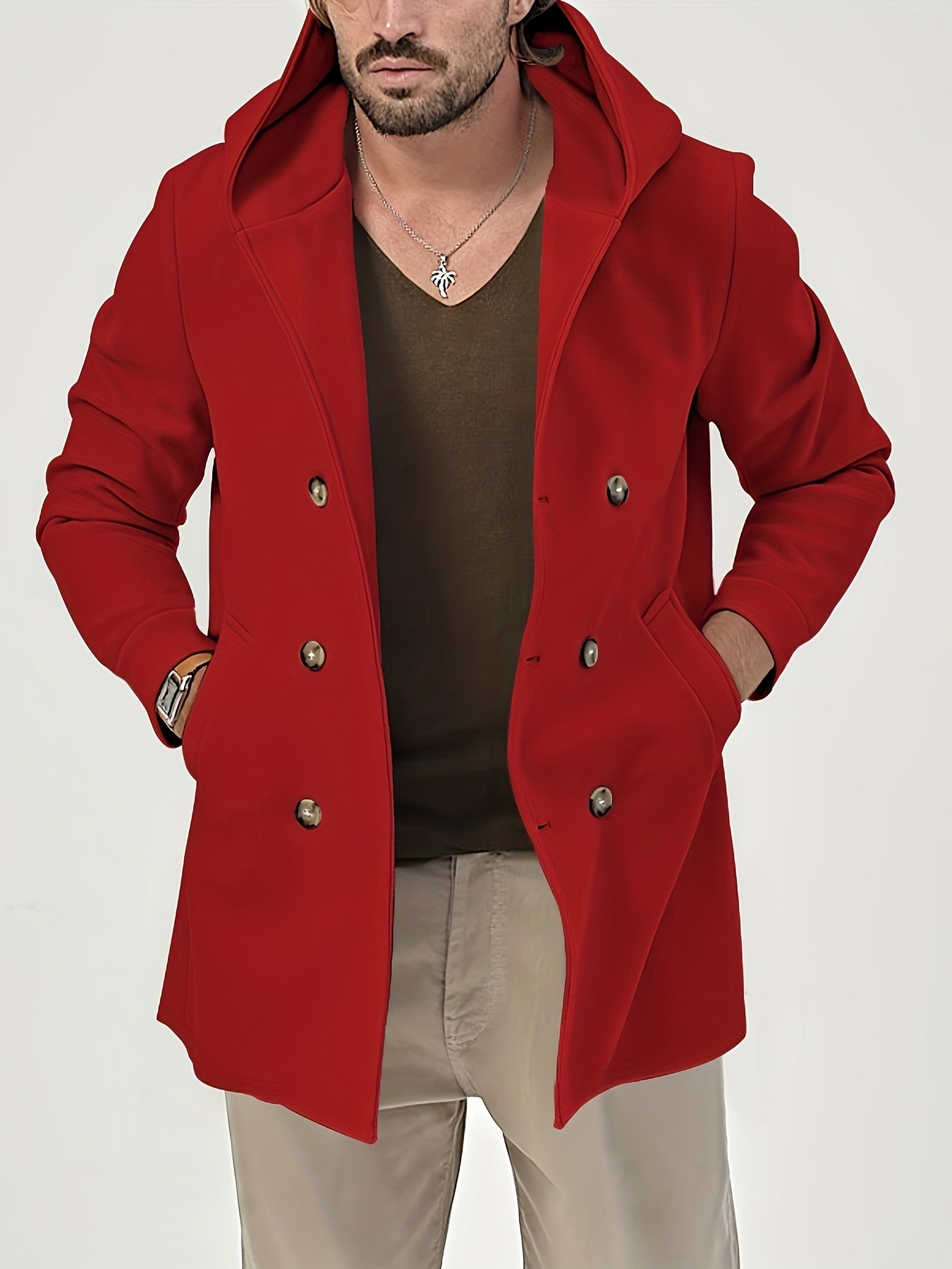 Windbreaker trench hotsell coat mens