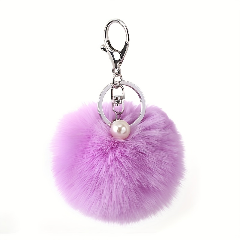 Real Otter Rabbit Fur Cherry Car Bag Keychain Pendant - China Cartoon  Keychain and Furball Keychain price