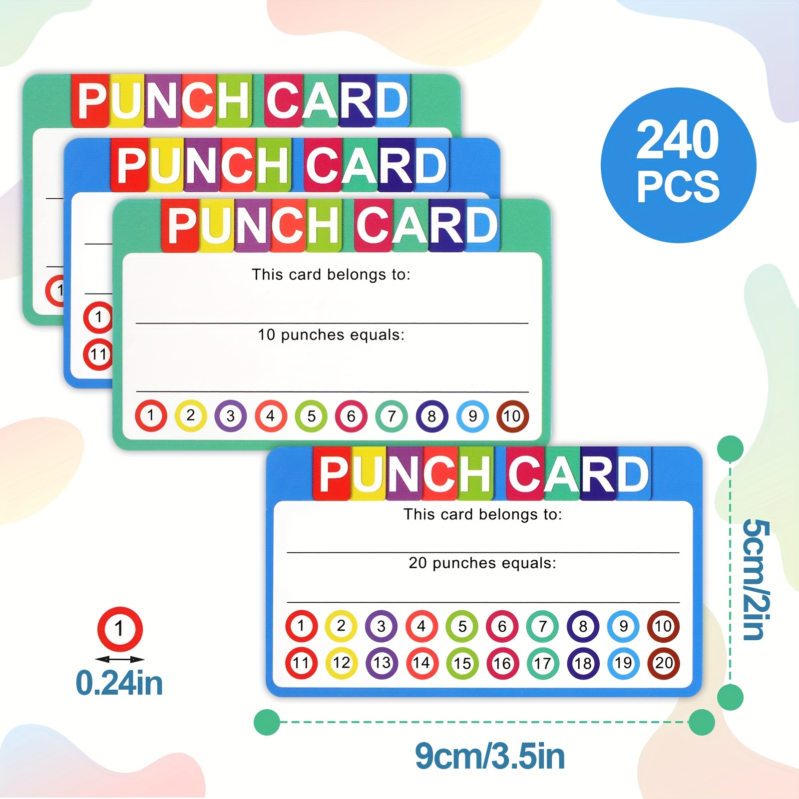 Punch Cards for Kids!
