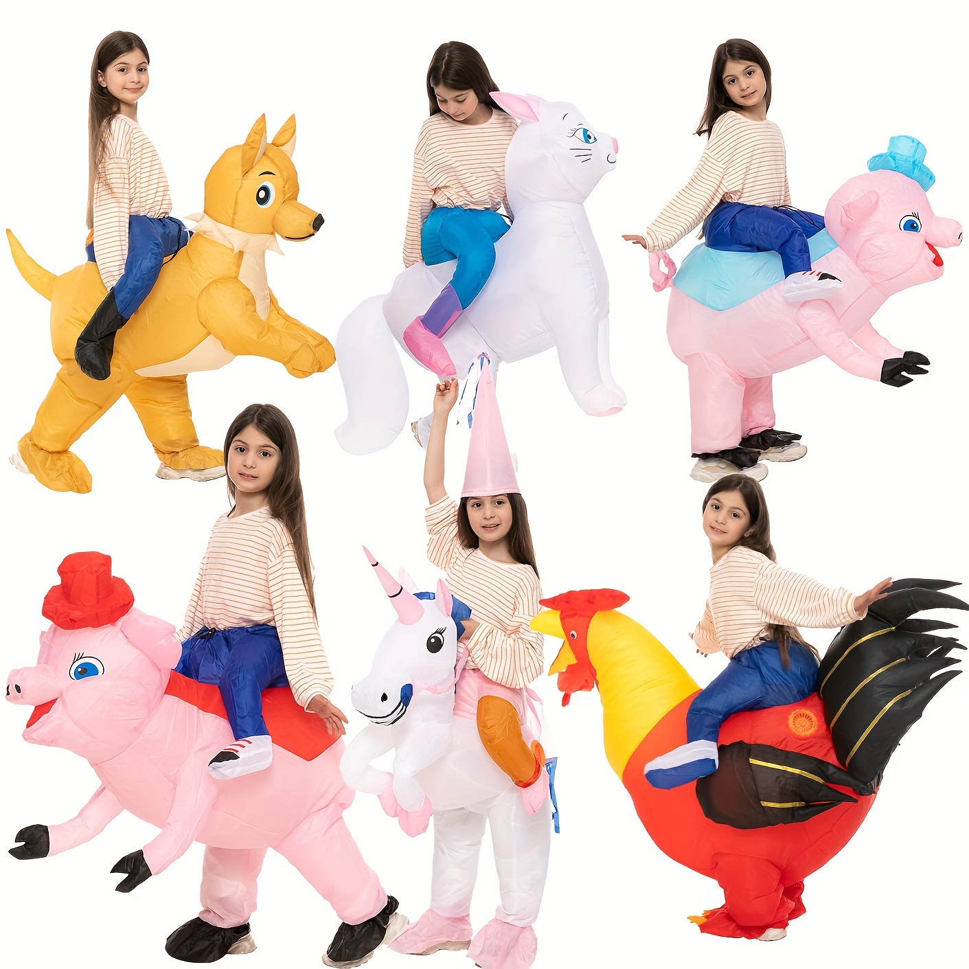 Disfraz Caballo Inflable Halloween Disfraces Unicornio - Temu Chile