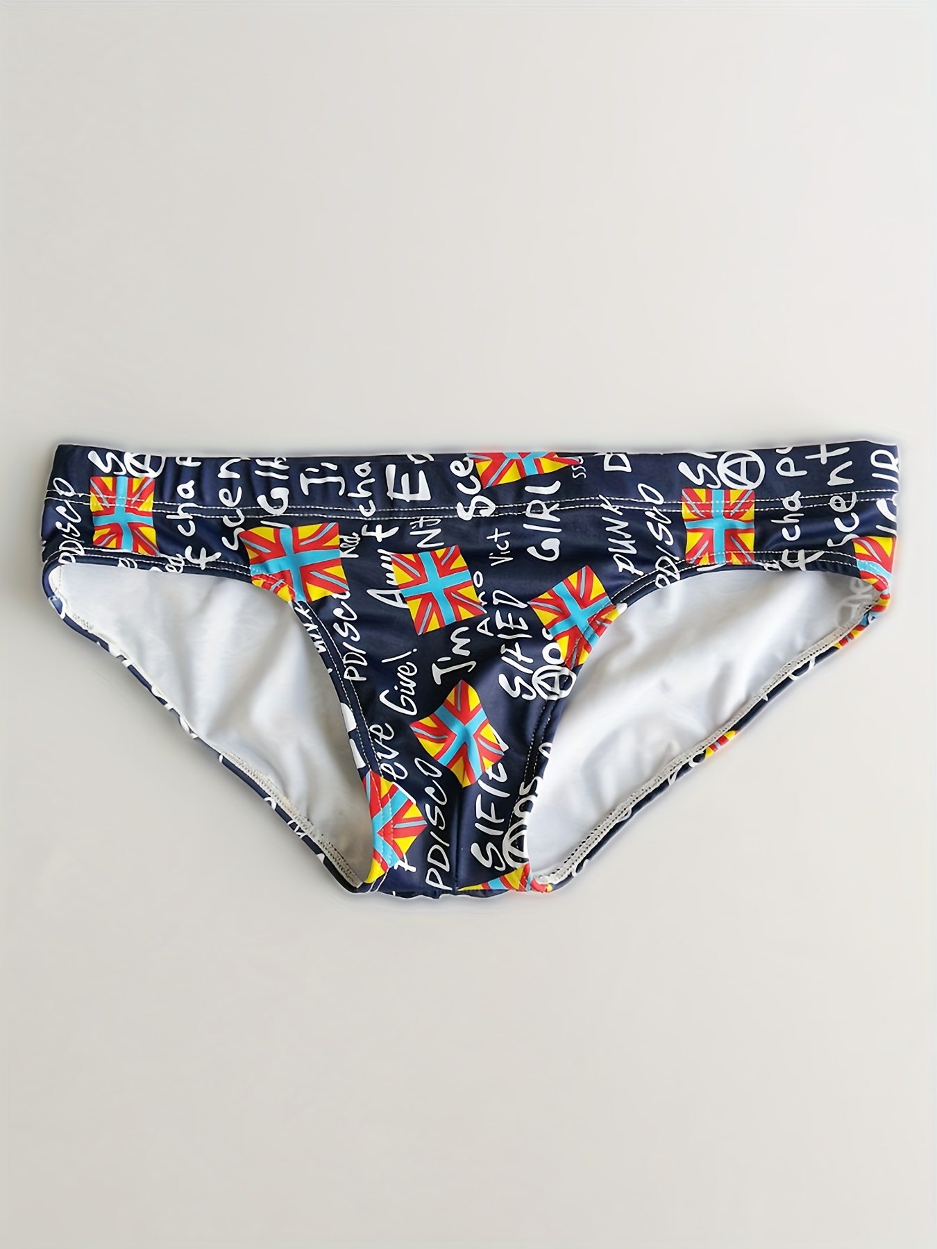 Men's Trendy Bathing Suit Swimming Briefs Underwear Low - Temu