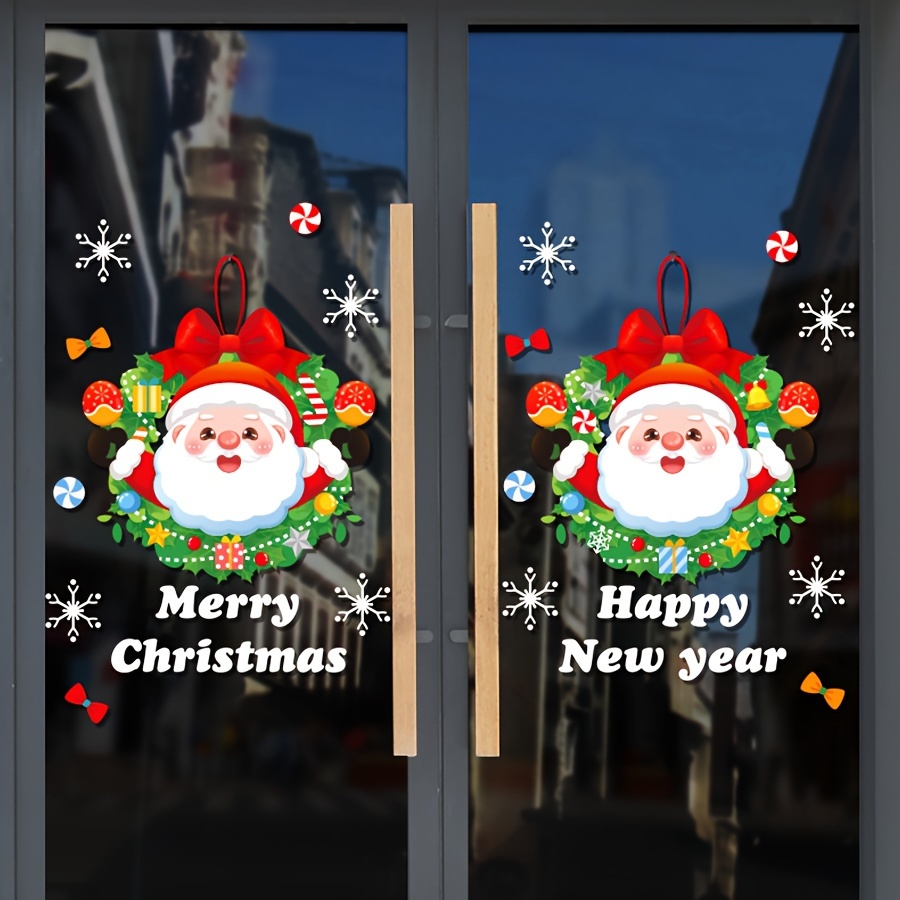 1pc Weihnachtsdekoration Schaufenster Glas Tür - Temu Austria