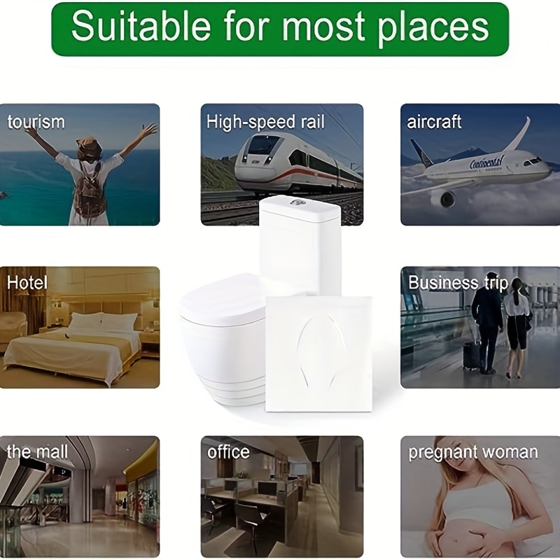Disposable Toilet Seat Covers - Germ Protect for Public Toilets