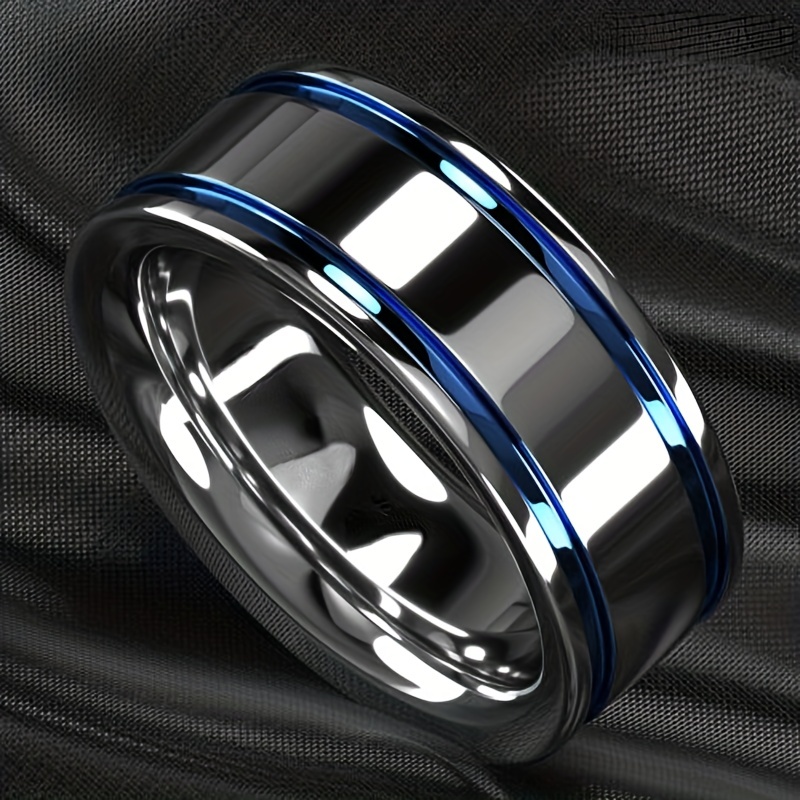 Buy FOREVER BLINGS. Rings for Men Black Ring Rock Cool Casual Sport  Titanium Steel Ring for Men and Boys Online at Best Prices in India -  JioMart.