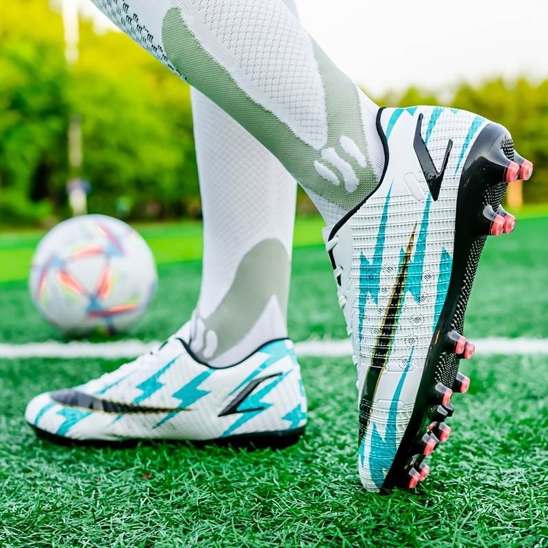 Zapatos de fútbol para hombres, zapato de fútbol de tierra flexible para  deportes al aire libre