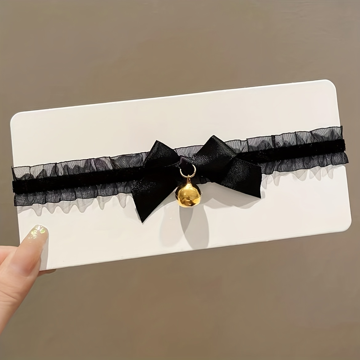 Halloween Cat Ears Cosplay Costume Bow Tie Headband