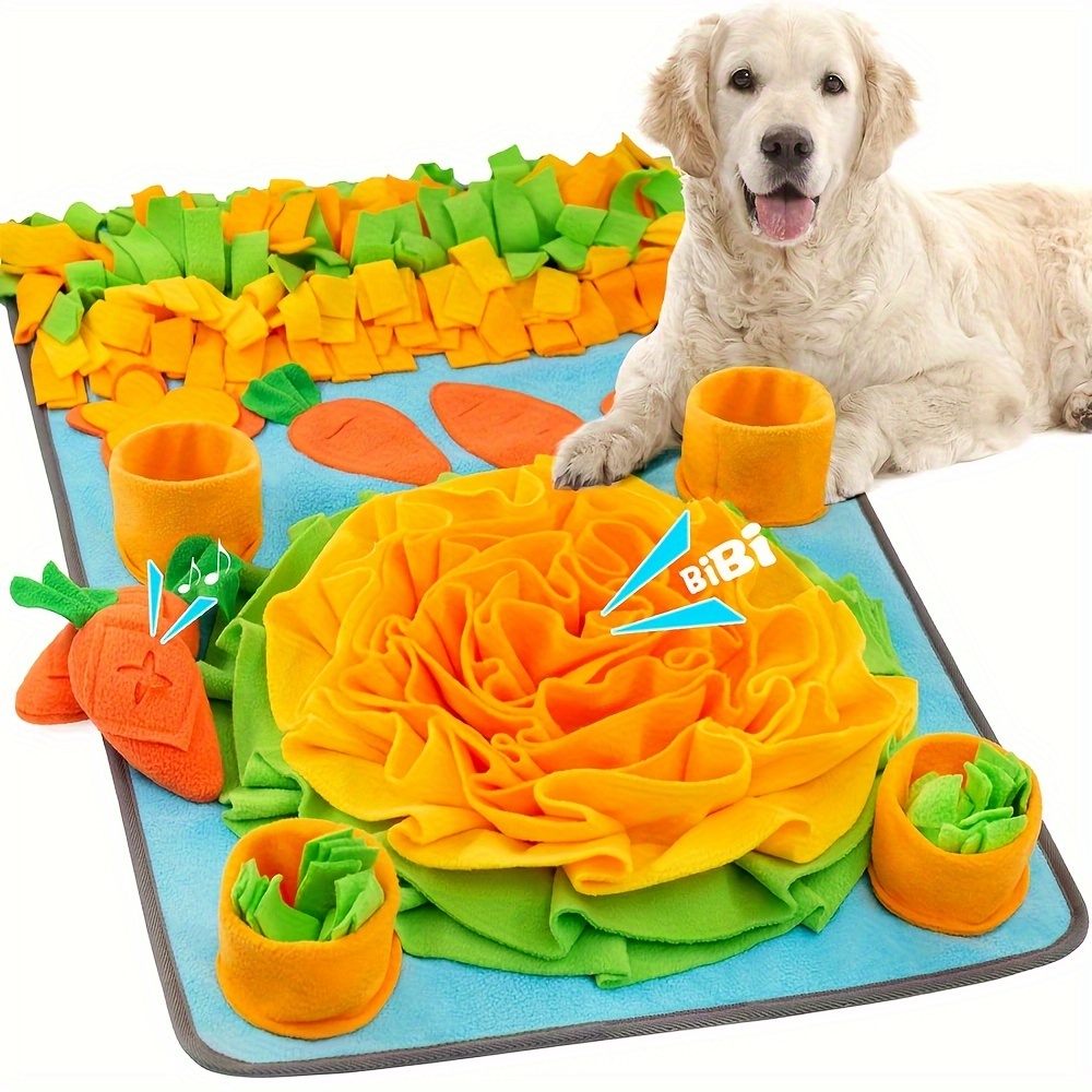 Juguetes interactivos para perros, zanahoria, enriquecimiento para perros,  rompecabezas de olfatos, juguetes para perros pequeños, medianos y grandes