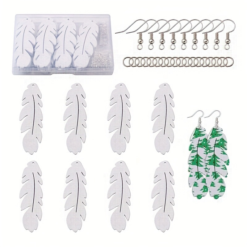 Feather Sublimation Blank Earrings