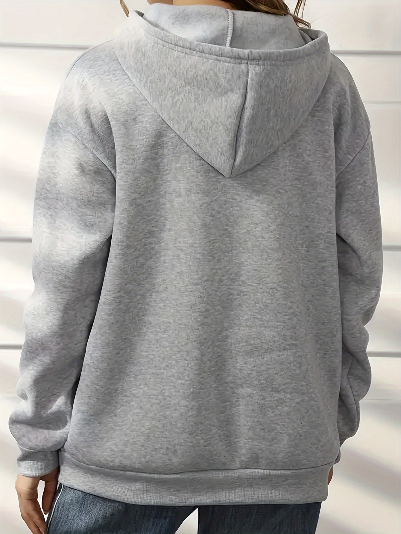 Number 1979 Print Hooded Sweatshirt - Drawstring Long Temu