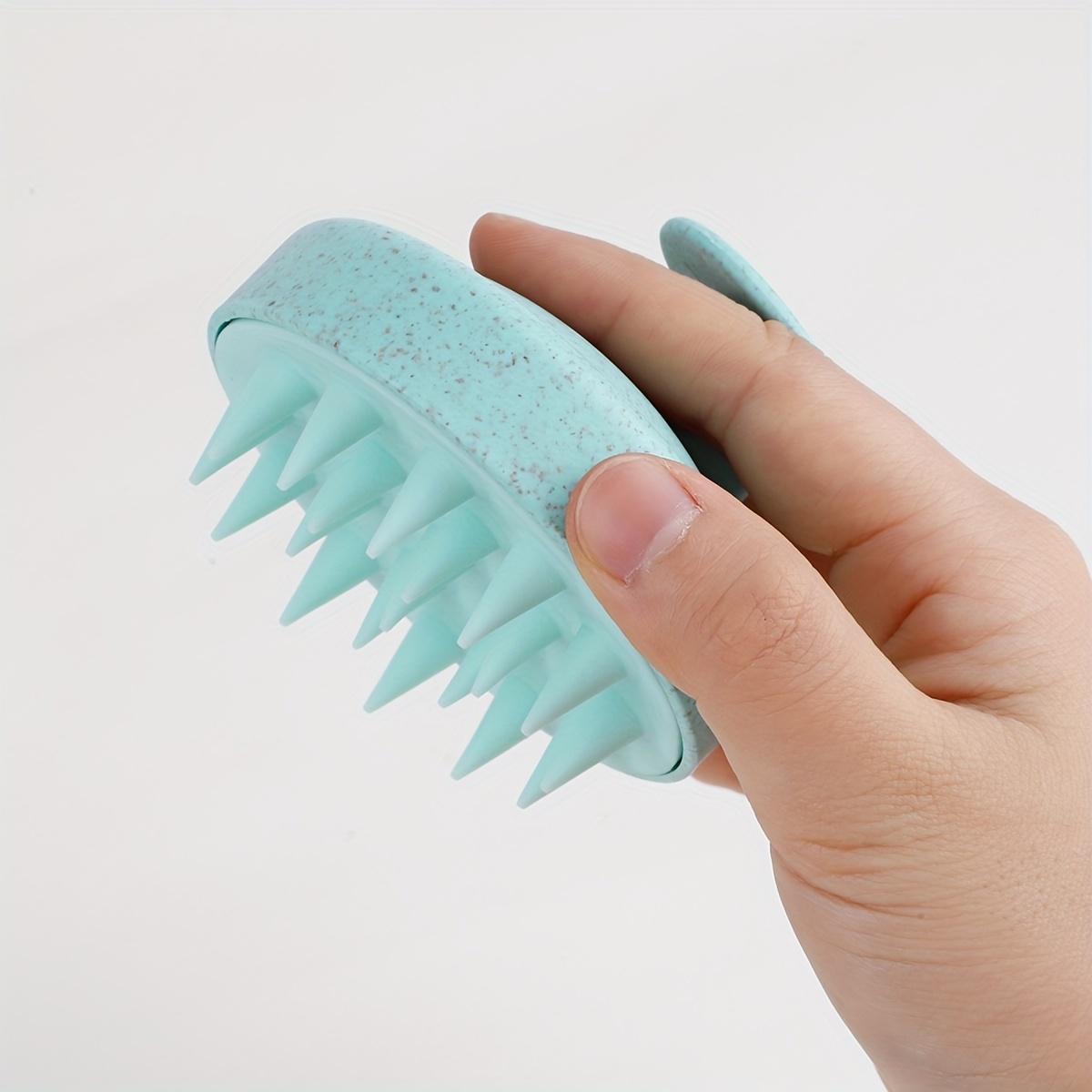 1pc Silicone Hair Washing Brush, Plastic Massage Brush, Hair Washing Comb, Hair Washing Massager, Hairdressing Bath Tool