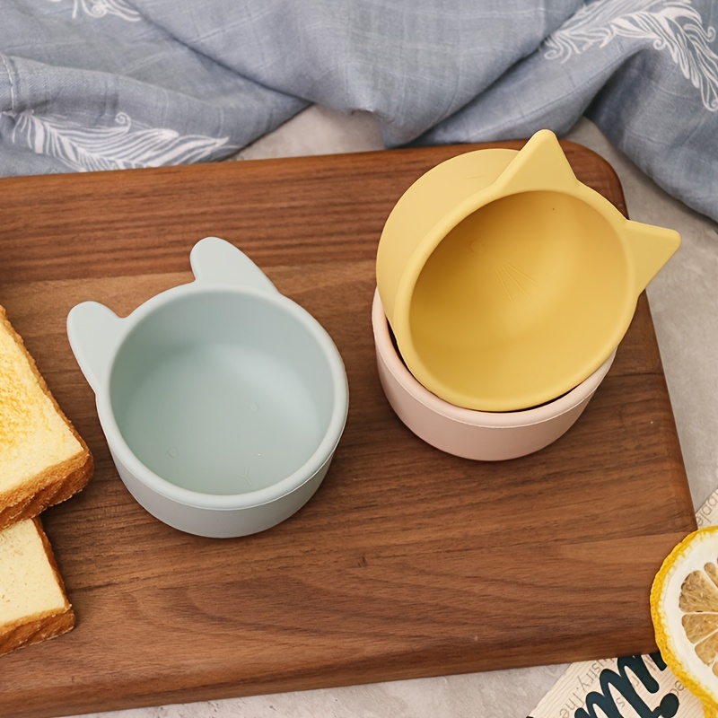 BPA Silicone Baby Food Bowl for Feeding & Tableware
