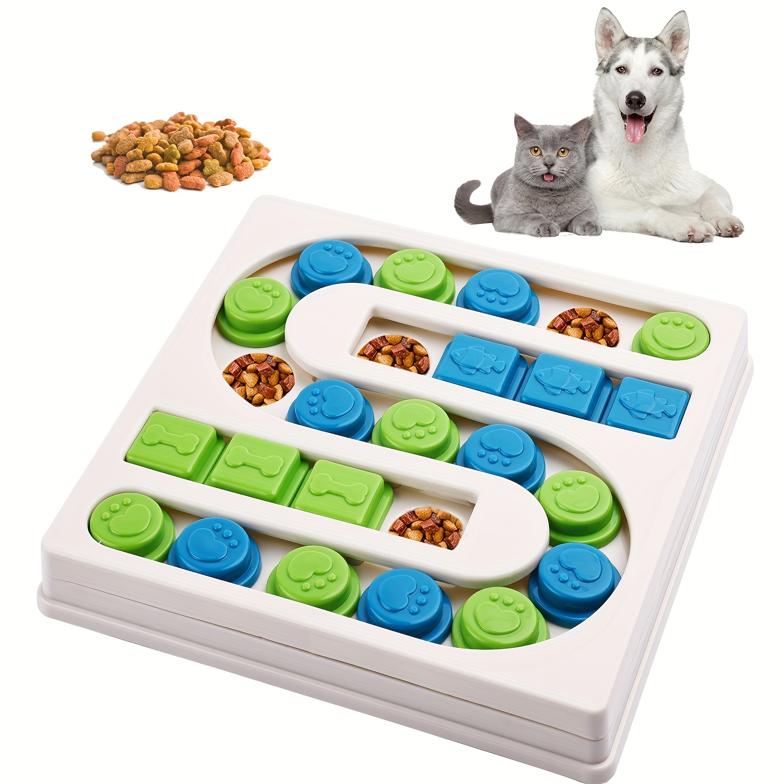 Dog Puzzle Toys, Slow Feeder Dog Bowls, Interactive Dog Toy for IQ  Training; Slow Feeding, Aid Pets Digestion, Dog Puzzle Toys for Smart Dogs  