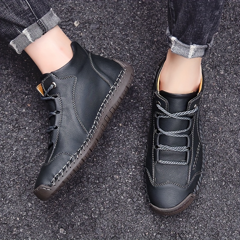 Men's High Top Lace Up Casual Shoes