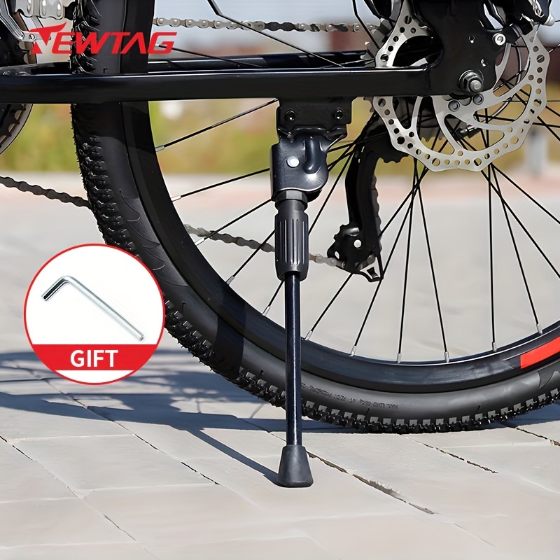Support de vélo réglable à double jambe, support de VTT pliable