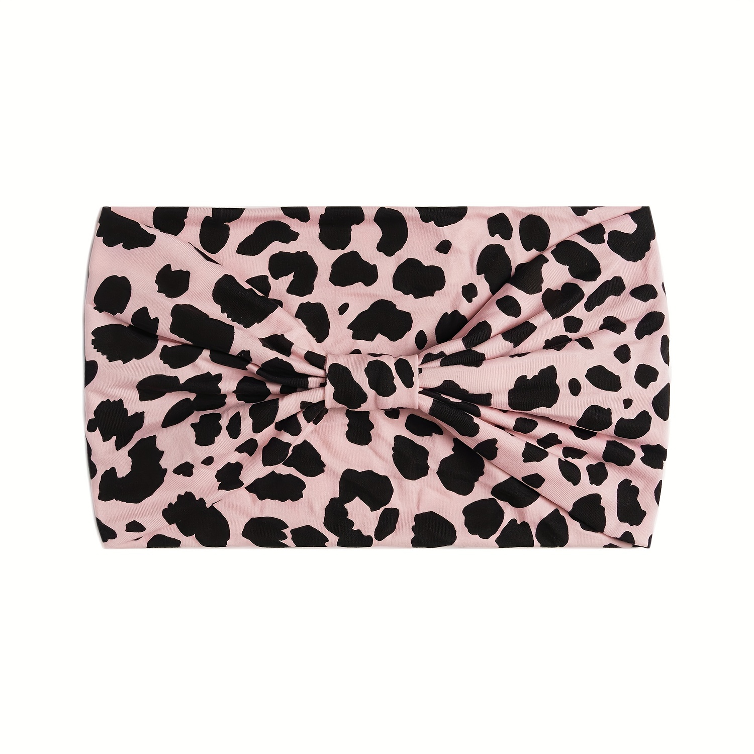 4 pack leopard print headbands women non slip elastic hair  display picture 1