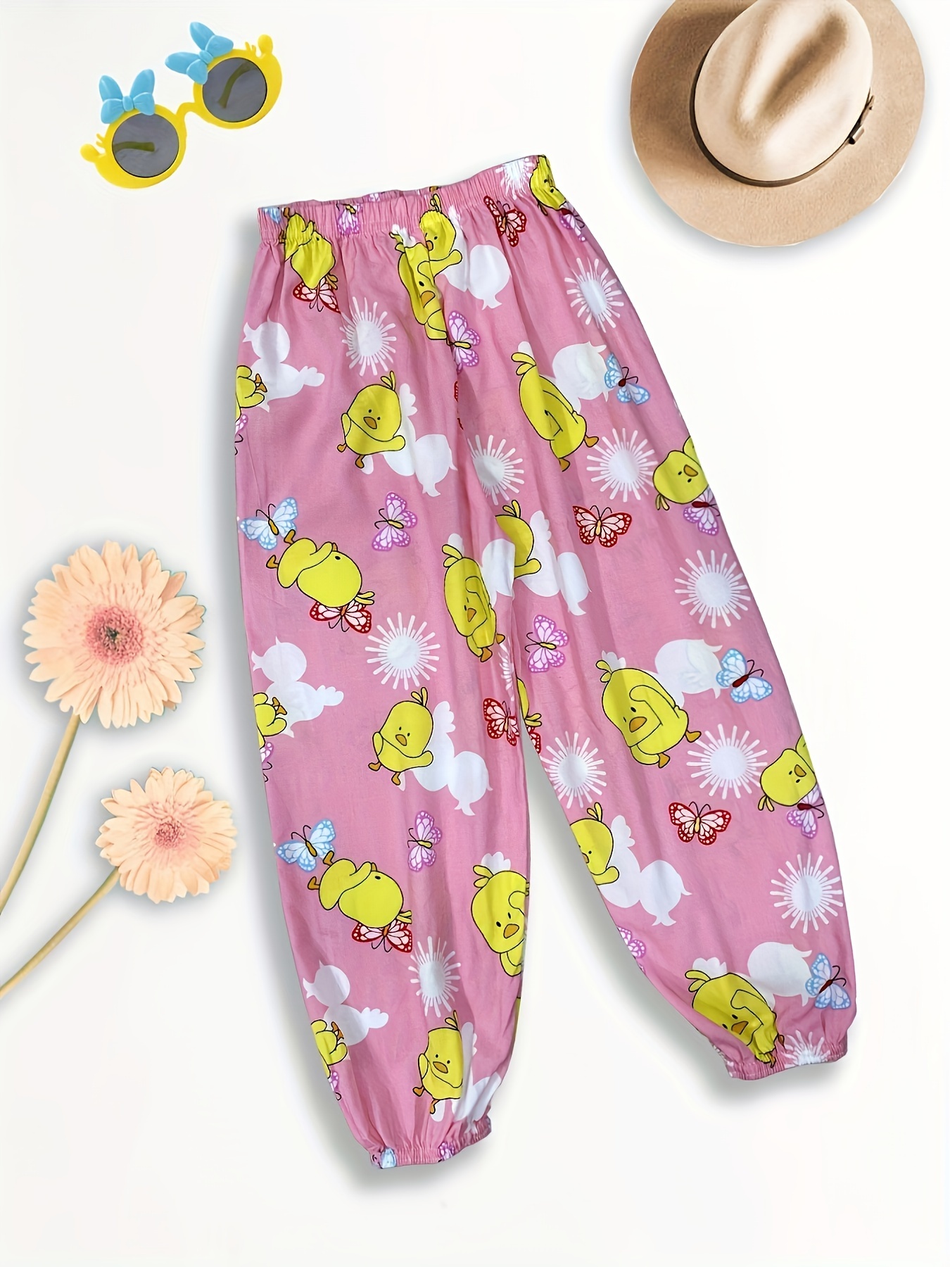 Harem Pants for Baby & Toddler Girls | Pink Roses