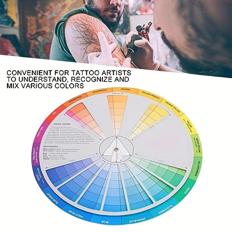 Circulo Cromatico Color Wheel Color Wheel Tattoo Color Wheel Mixing Color  HR6