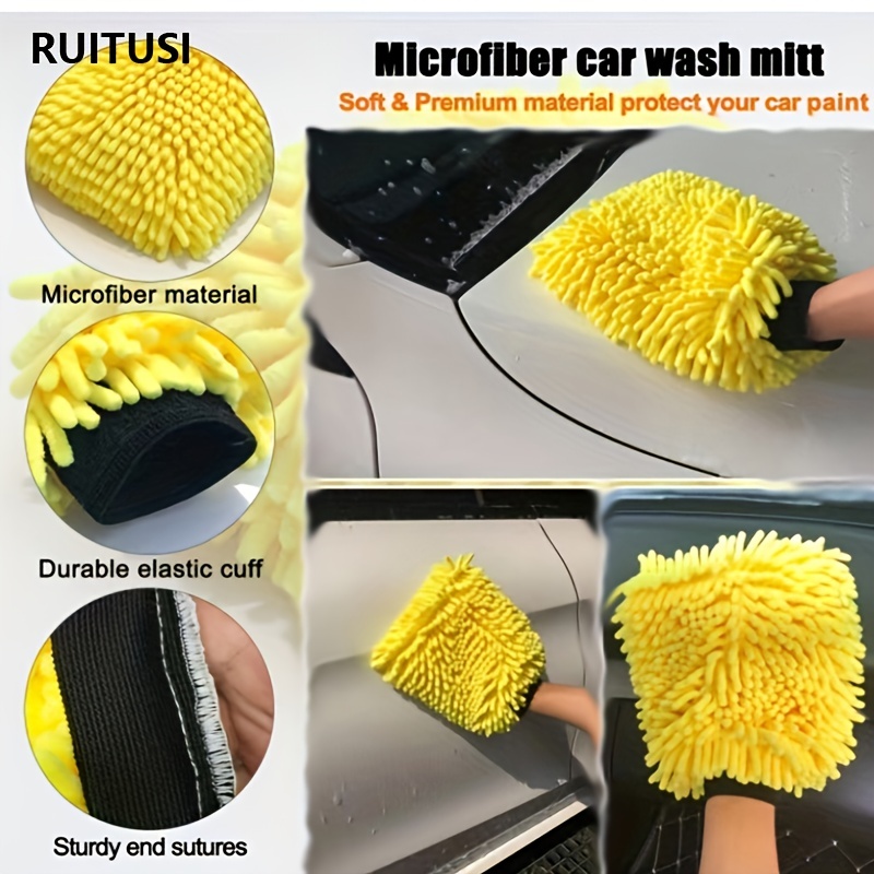 car washing kit drill soft brushes