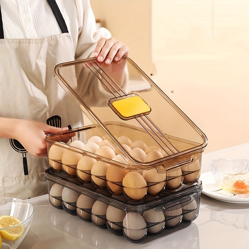 Portable Egg Storage Box Refrigerator Containers