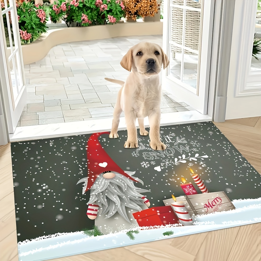 Welcome Snowflake Doormat, Winter Doormat, Welcome Mat, Winter Decor,  Outdoor Rug, Christmas Doormat, Front Door Mat, Christmas Decor, Snow 