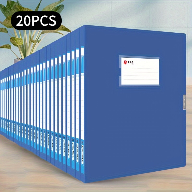 

20pcs Files Box, Plastic File Box, File Storage Box, Document Holder, Office Supplies