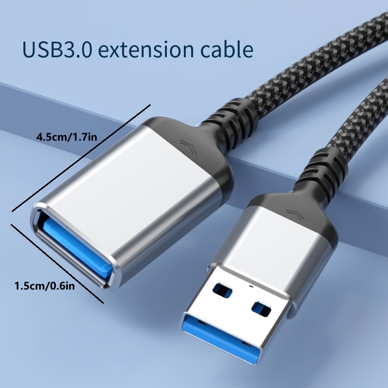 Aisens Cavo di prolunga USB 3.0 Aisens - Tipo A maschio a A femmina - 1,0 m  - Colore blu A1050045 8436574700442