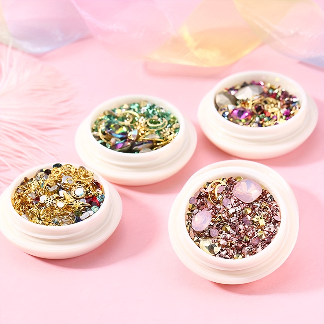 10G Mixed Colorful Hexagon Chunky Glitter for Resin Shiny Nails