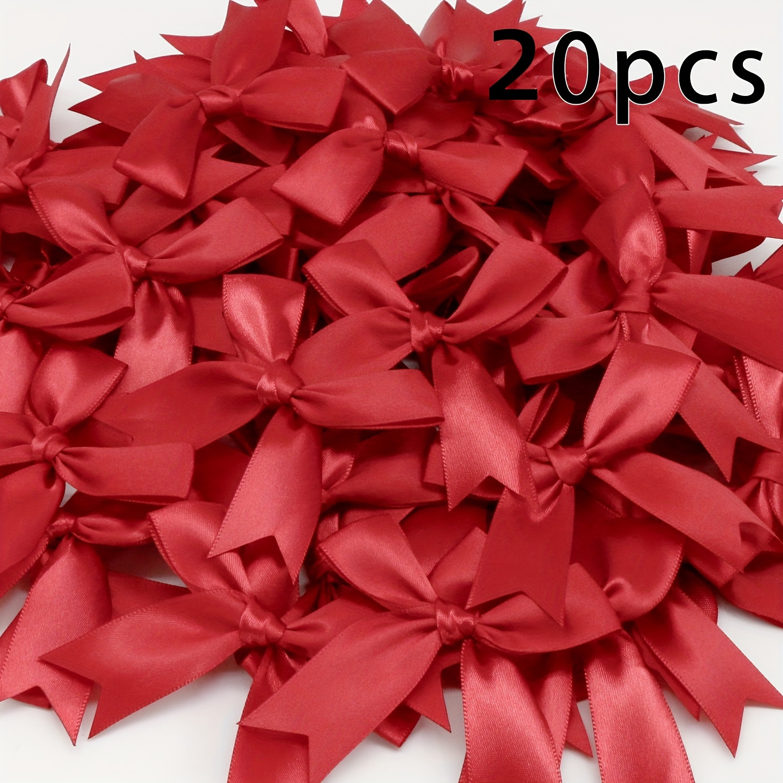 20 lazos grandes para envolver regalos, lazos de regalo con cinta de  organza para regalo, decoración de boda, cesta de regalo, bolsa de regalo,  corona