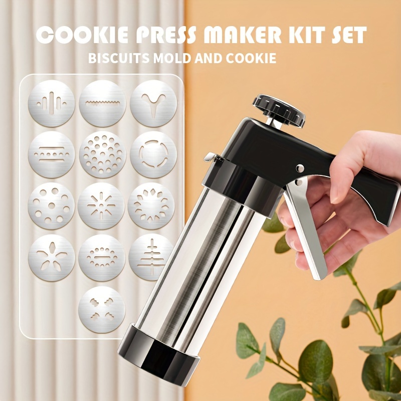 Dropship 1 Set; Cookie Press Gun Kit; Includes 20 Cookie Dies And