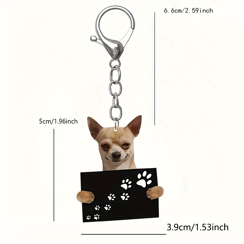 Accessori per borse a catena, Gioielli Llaveros, Accessori per cani, Portachiavi Akita