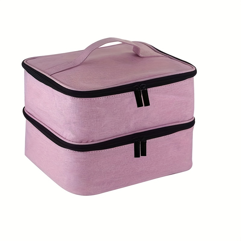 Diaper Storage Bag Nail Polish Organizer Case Large 2 Tier Bag Gel Kits  Supplies Fits Lamp Dryer And 40 From Haerya, $39.1