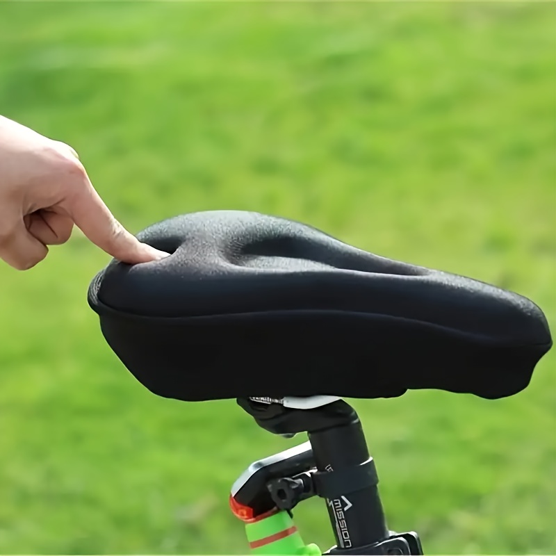 Funda de asiento de bicicleta de gel de silicona 3D que se adapta a tipos  de bicicletas