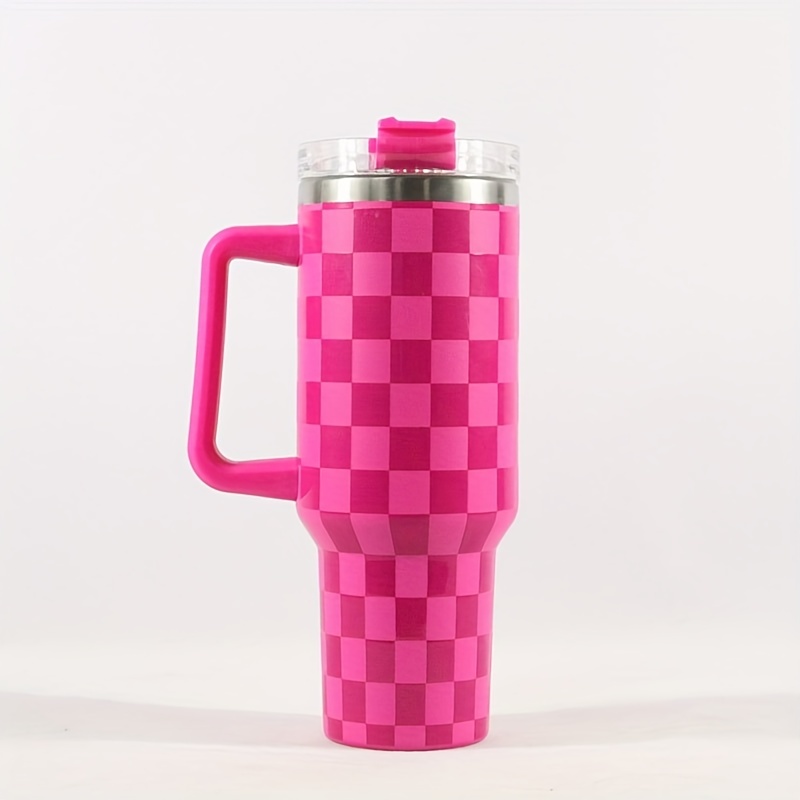 Stainless Steel Insulated Water Bottle With Straw&Lid Large