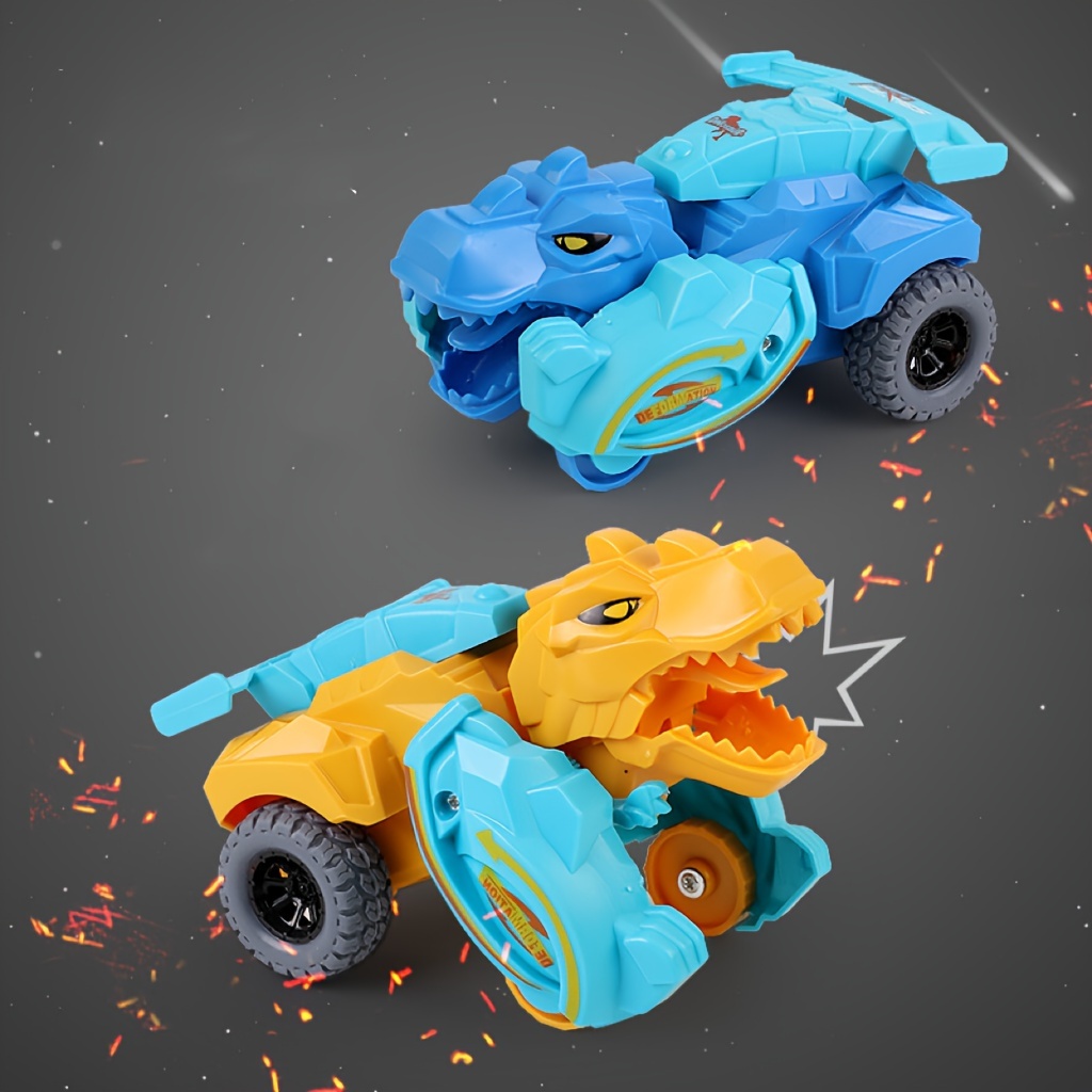 Transforming Dinosaur Car Toys Transforming Dinosaur Led Car - Temu Italy