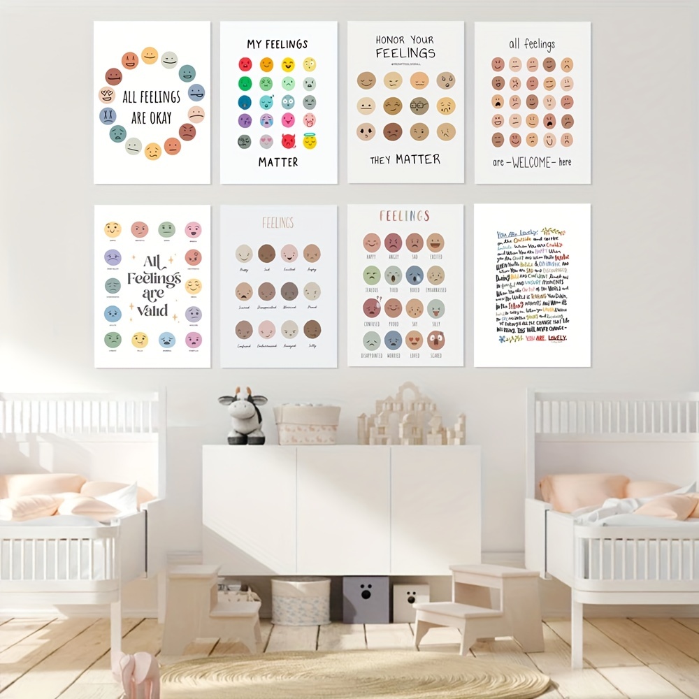Mindset Expression Emotional Education Canvas Poster