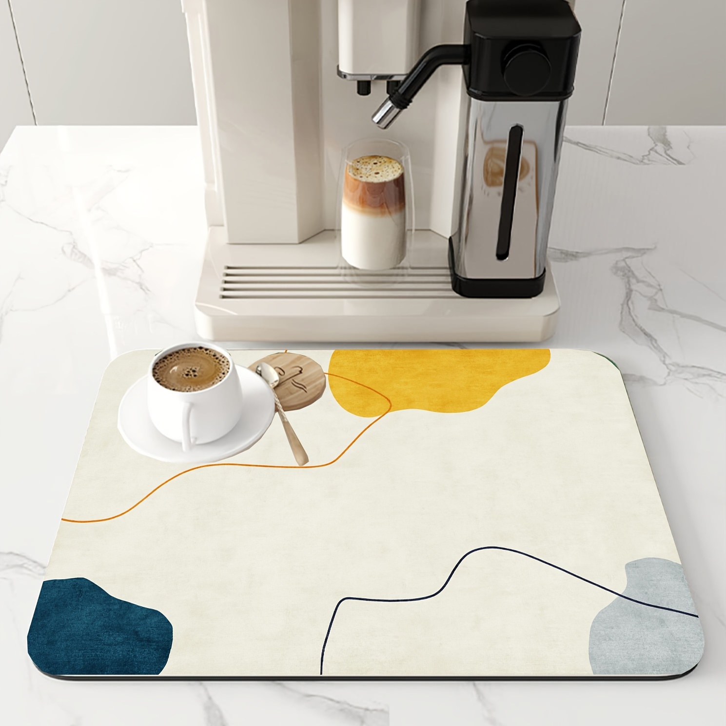 Coffee Mat: Keep Your Kitchen Counter Stain free With This - Temu