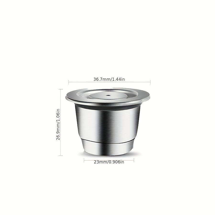 For Nespresso Vertuo Next Reusable Stainless Steel Capsule - Temu