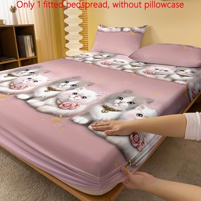 

1pc Sheet ( Pillowcase), Bedding Couple 's Day Mattress , For , , , Bed Sheet