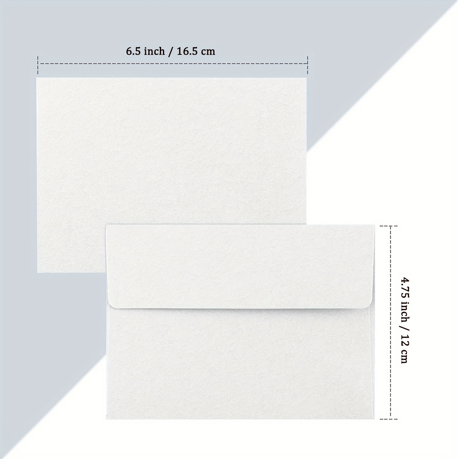 White Envelopes 5x7 Rectangle Flap, MYCARDS WEDDING
