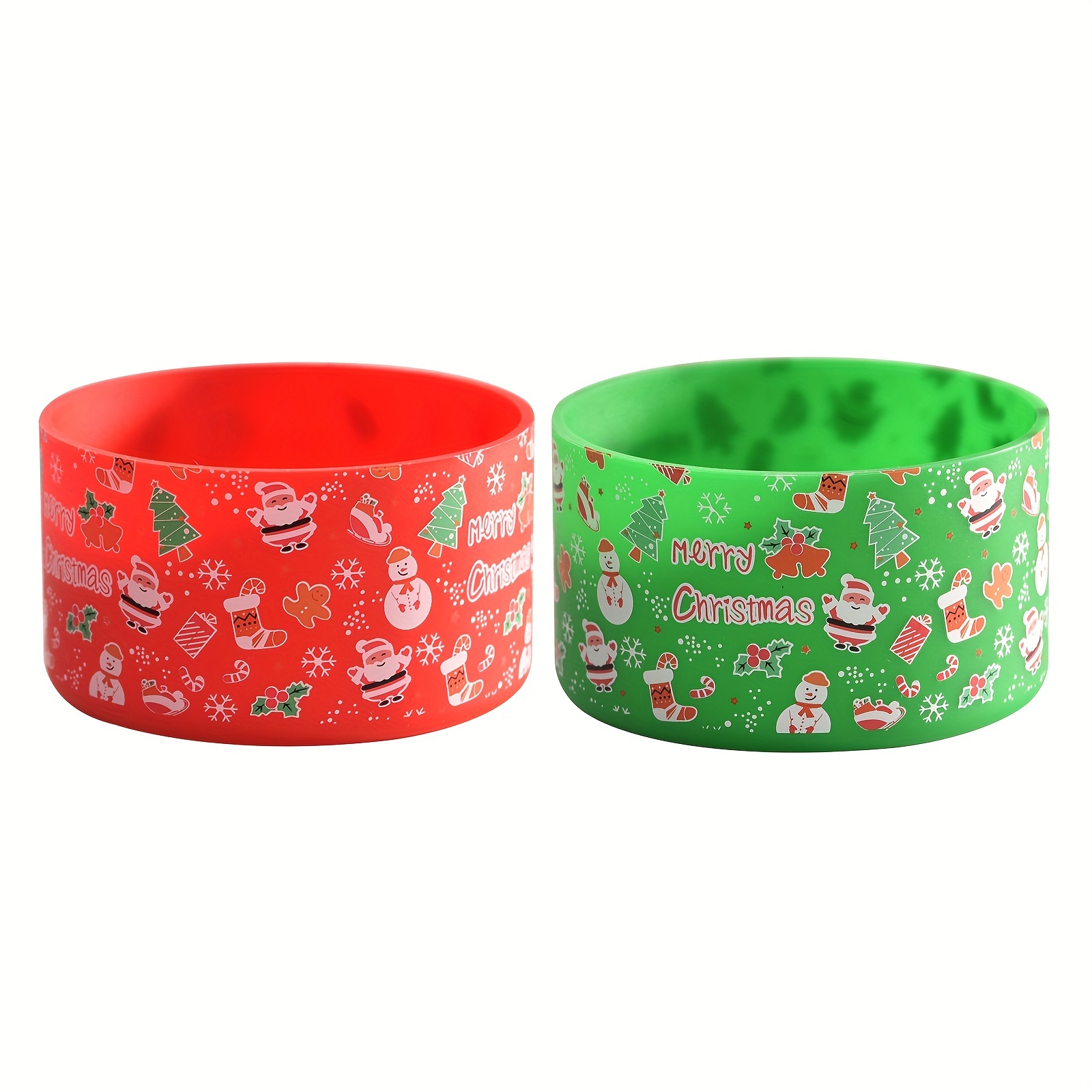 Flamingo Christmas Silicone Stanley Tumbler Boot 